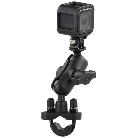 RAM Mount GoPro Hero Short Arm Handlebar Rail Mount [RAM-B-149Z-A-GOP1U] - Premium Accessories from RAM Mounting Systems - Just $42.49! Shop now at Brushy Creek Marine