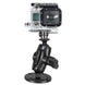 RAM Mount GoPro Hero Short Arm Flat Surface Mount [RAM-B-138-A-GOP1U] - Premium Accessories from RAM Mounting Systems - Just $33.49! Shop now at Brushy Creek Marine