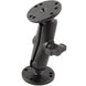 RAM Mount 1" Ball Double Socket Arm w/2 2.5" Round Bases - AMPS Hole Pattern [RAM-B-101U] - Premium Surface Mount from RAM Mounting Systems - Just $33.99! Shop now at Brushy Creek Marine