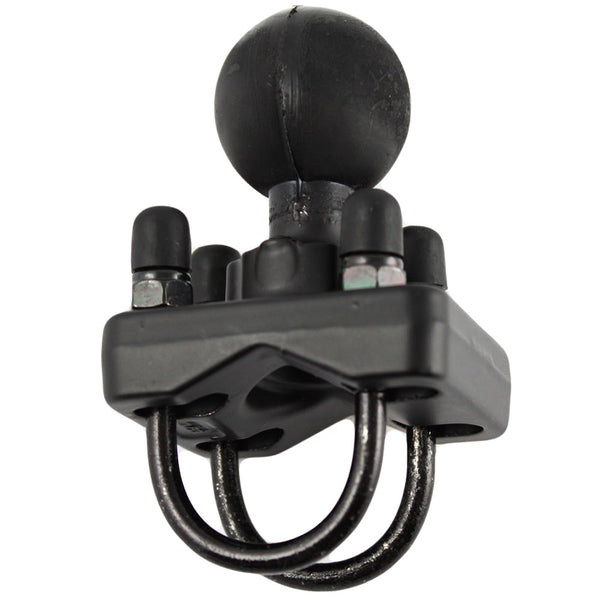 RAM Mount Stainless Steel Double U-Bolt Base w/1.5" Ball f/Rails 1"-1.25" in Diameter [RAM-235U] - Premium C Size from RAM Mounting Systems - Just $29.99! Shop now at Brushy Creek Marine