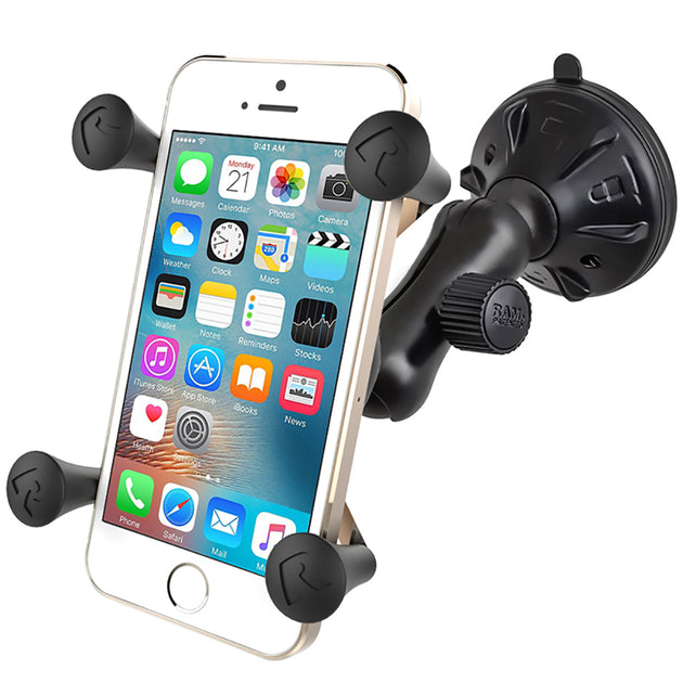 RAM Mount X-Grip Composite Twist Lock Suction Cup Mount [RAP-B-166-2-UN7U] - Premium Suction Cup Mounts from RAM Mounting Systems - Just $54.49! Shop now at Brushy Creek Marine