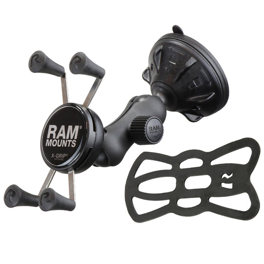 RAM Mount X-Grip Composite Twist Lock Suction Cup Mount [RAP-B-166-2-UN7U] - Premium Suction Cup Mounts from RAM Mounting Systems - Just $54.49! Shop now at Brushy Creek Marine