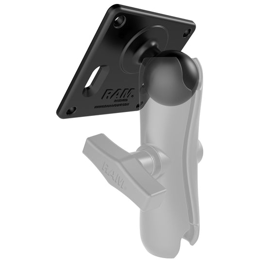RAM Mount 75mm x 75mm VESA 3.625" Plate w/1.5" Diameter Ball [RAM-2461U] - Premium C Size from RAM Mounting Systems - Just $22.49! Shop now at Brushy Creek Marine