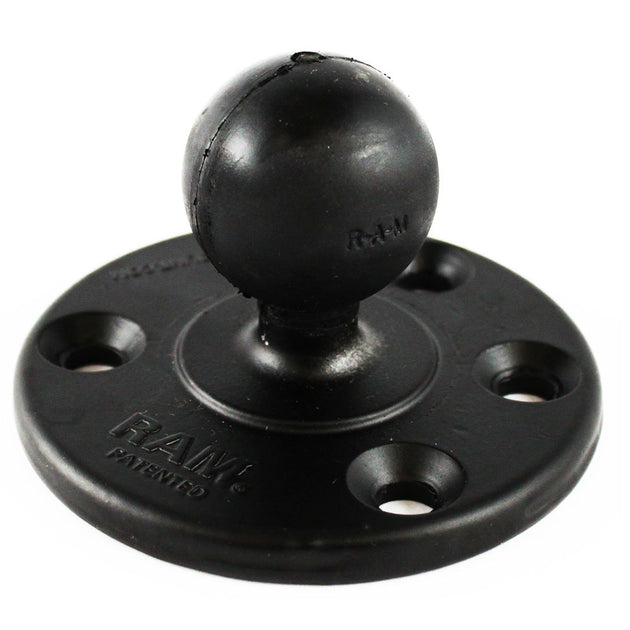 RAM Mount 3.68" Round Base w/1.5 Ball [RAM-240U] - Premium C Size from RAM Mounting Systems - Just $24.99! Shop now at Brushy Creek Marine