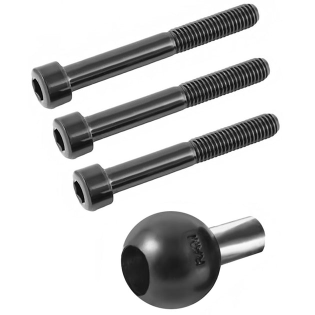 RAM Mount Motorcycle Handlebar Clamp Base w/M8 Screws [RAM-B-367U] - Premium B Size from RAM Mounting Systems - Just $12.99! Shop now at Brushy Creek Marine