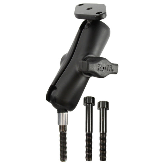 RAM Mount M8 Handlebar Base w/Diamond [RAM-B-186U] - Premium Motorcycle Mounts from RAM Mounting Systems - Just $34.49! Shop now at Brushy Creek Marine