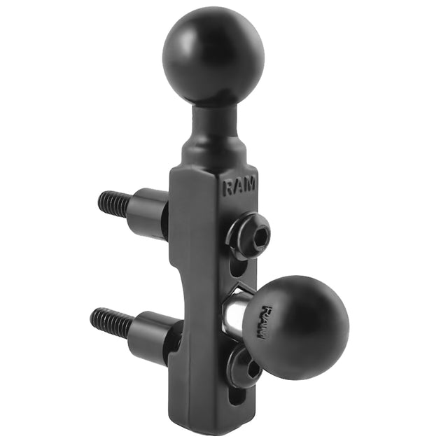 RAM Mount Motorcycle Brake/Clutch Reservoir Base w/2 1" Balls [RAM-B-309-2U] - Premium Motorcycle Mounts from RAM Mounting Systems - Just $27.99! Shop now at Brushy Creek Marine
