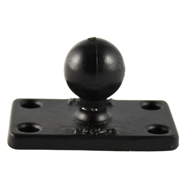 RAM Mount 1.5" x 2.5" Rectangle Base w/1" Ball [RAM-B-202U-1525] - Premium B Size from RAM Mounting Systems - Just $27.49! Shop now at Brushy Creek Marine