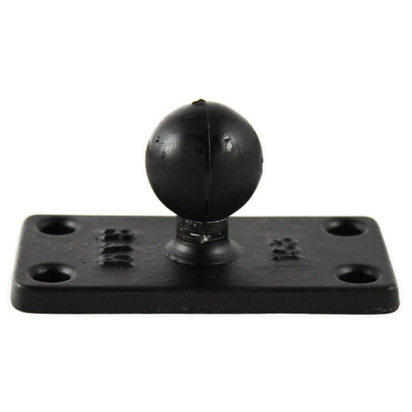 RAM Mount 1.5" x 3" Rectange Base w/1" Ball [RAM-B-202U-153] - Premium B Size from RAM Mounting Systems - Just $14.99! Shop now at Brushy Creek Marine
