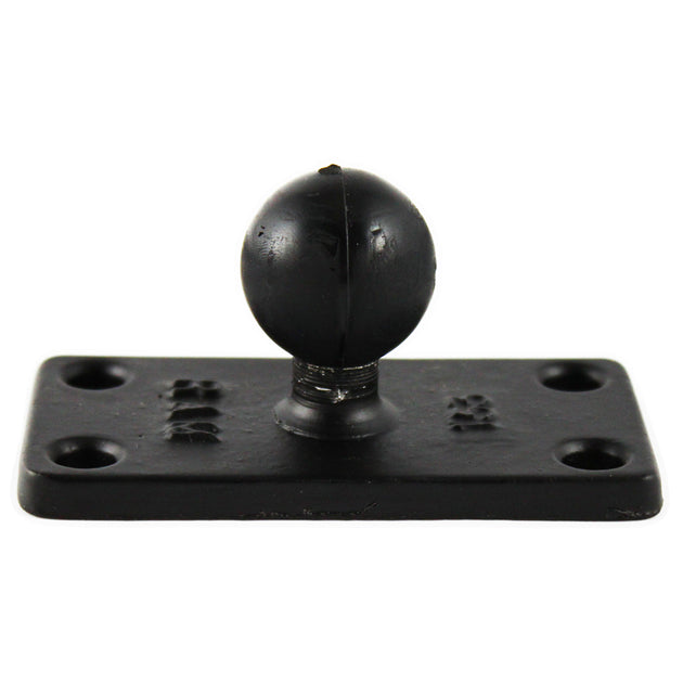 RAM Mount 1.5" x 3" Rectange Base w/1" Ball [RAM-B-202U-153] - Premium B Size from RAM Mounting Systems - Just $14.49! Shop now at Brushy Creek Marine
