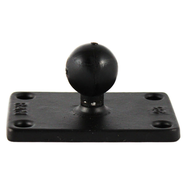 RAM Mount 2" x 3" Rectangle Base w/1" Ball [RAM-B-202U-23] - Premium B Size from RAM Mounting Systems - Just $21.49! Shop now at Brushy Creek Marine
