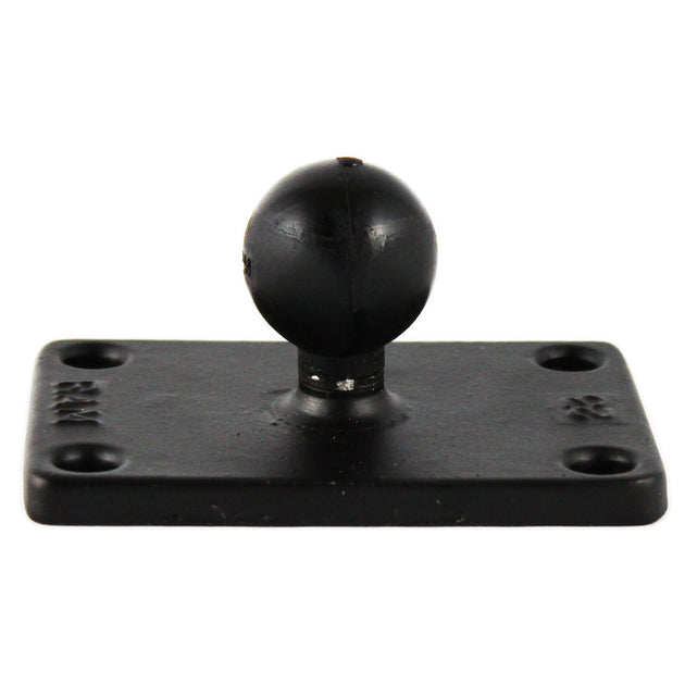 RAM Mount 2" x 3" Rectangle Base w/1" Ball [RAM-B-202U-23] - Premium B Size from RAM Mounting Systems - Just $20.99! Shop now at Brushy Creek Marine
