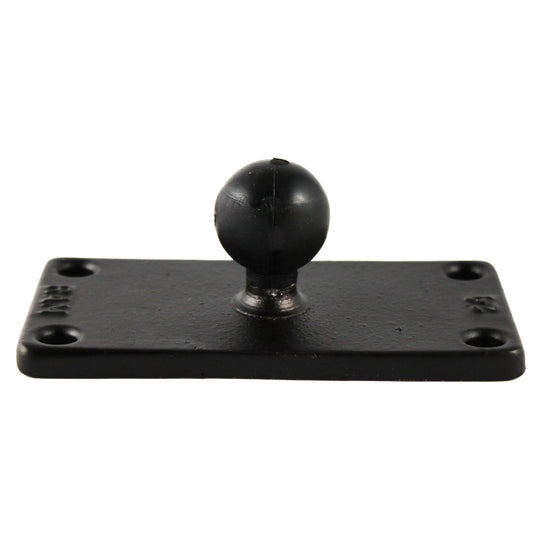 RAM Mount 2" x 4" Rectangle Base w/1" Ball [RAM-B-202U-24] - Premium B Size from RAM Mounting Systems - Just $31.49! Shop now at Brushy Creek Marine