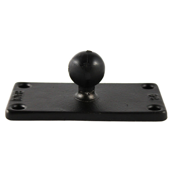 RAM Mount 2" x 4" Rectangle Base w/1" Ball [RAM-B-202U-24] - Premium B Size from RAM Mounting Systems - Just $32.49! Shop now at Brushy Creek Marine