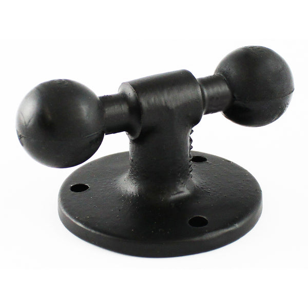 RAM Mount Double Ball w/2.5" Round Base [RAM-B-217U] - Premium B Size from RAM Mounting Systems - Just $44.49! Shop now at Brushy Creek Marine