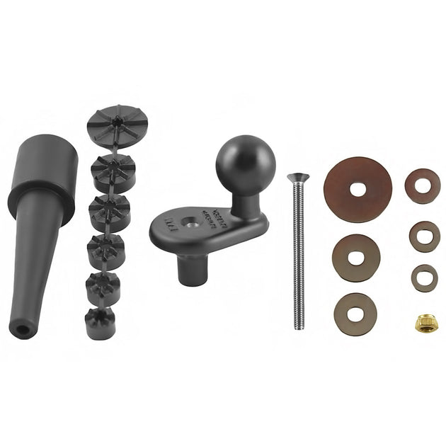 RAM Mount Motorcycle Fork Stem Base w/1" Ball [RAM-B-342U] - Premium B Size from RAM Mounting Systems - Just $19.99! Shop now at Brushy Creek Marine