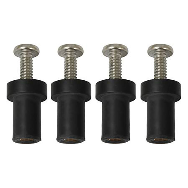 RAM Mount Mari-Nut Rubber Expansion Brass Nuts - 4 Pack [RAM-MARI-NUT-4U] - Premium Kayak Mounts from RAM Mounting Systems - Just $8.49! Shop now at Brushy Creek Marine