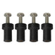 RAM Mount Mari-Nut Rubber Expansion Brass Nuts - 4 Pack [RAM-MARI-NUT-4U] - Premium Kayak Mounts from RAM Mounting Systems - Just $8.49! Shop now at Brushy Creek Marine