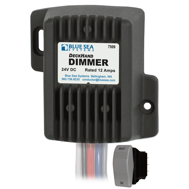 Blue Sea 7509 DeckHand Dimmer - 12 Amp/24V [7509] - Premium Switches & Accessories from Blue Sea Systems - Just $154.99! Shop now at Brushy Creek Marine