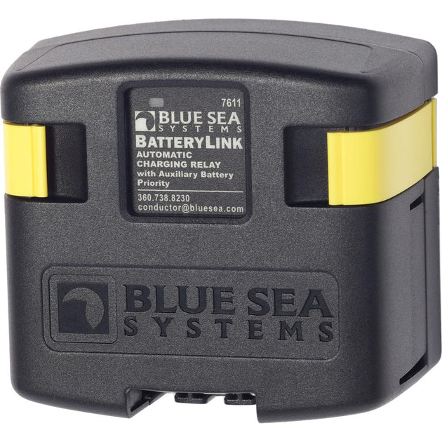 Blue Sea 7611 DC BatteryLink Automatic Charging Relay - 120 Amp w/Auxiliary Battery Charging [7611] - Premium Battery Management from Blue Sea Systems - Just $163.99! Shop now at Brushy Creek Marine