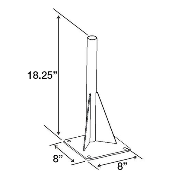 RAM Mount Universal Drill-Down Laptop Mount Base [RAM-VBD-122] - Premium Swing Arm Mounts from RAM Mounting Systems - Just $97.99! Shop now at Brushy Creek Marine