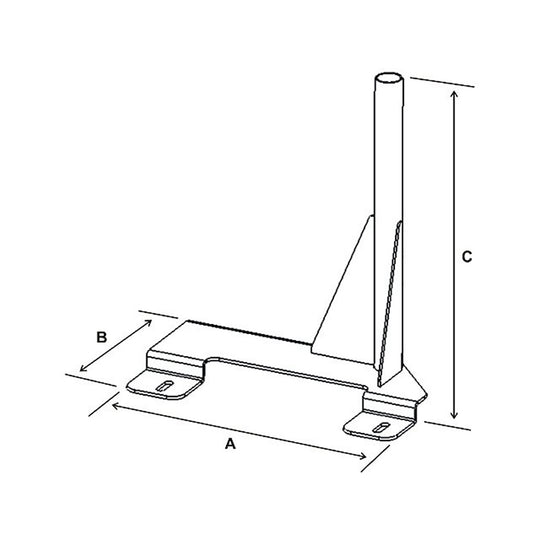 RAM Mount No-Drill Laptop Base f/Ford Econoline Van (1995-2015) [RAM-VB-119] - Premium Vehicle Mounts from RAM Mounting Systems - Just $112.99! Shop now at Brushy Creek Marine