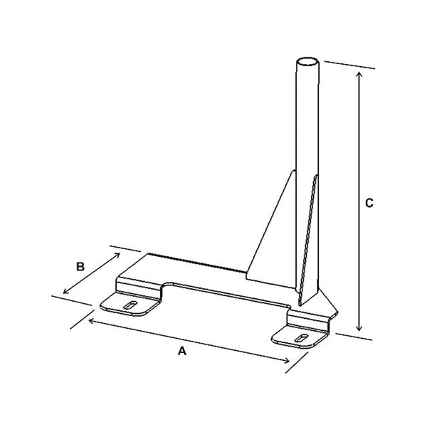 RAM Mount No-Drill Laptop Base f/Ford Econoline Van (1995-2015) [RAM-VB-119] - Premium Vehicle Mounts from RAM Mounting Systems - Just $112.99! Shop now at Brushy Creek Marine