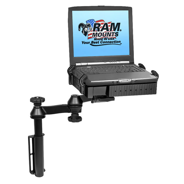 RAM Mount Universal Flat Surface Vertical Drill-Down Vehicle Laptop Mount Stand [RAM-VB-181-SW1] - Premium Vehicle Mounts from RAM Mounting Systems - Just $259.99! Shop now at Brushy Creek Marine