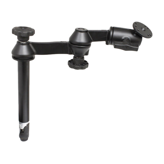 RAM Mount Double Swing Arm w/8" Male and No Female Tele-Pole [RAM-VP-SW1-8] - Premium Swing Arm Mounts from RAM Mounting Systems - Just $139.99! Shop now at Brushy Creek Marine