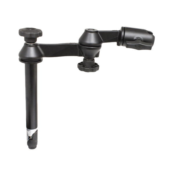 RAM Mount Double Swing Arm w/8" Male Tele-Pole - No Ball Base [RAM-VP-SW1-8NB] - Premium Swing Arm Mounts from RAM Mounting Systems - Just $117.99! Shop now at Brushy Creek Marine