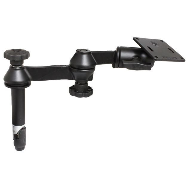 RAM Mount Double Swing Arm w/4" Male & No Female Tele-Pole - VESA Plate [RAM-VP-SW1-4-2461] - Premium Swing Arm Mounts from RAM Mounting Systems - Just $137.99! Shop now at Brushy Creek Marine