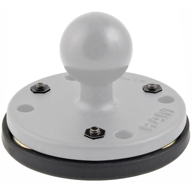 RAM Mount 2.5" Triple Magnetic Base Adapter [RAP-339U] - Premium B Size from RAM Mounting Systems - Just $21.99! Shop now at Brushy Creek Marine