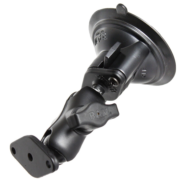 RAM Mount Twist Lock Suction Cup Mount w/Short Arm Diamond Adapter [RAM-B-166U-A] - Premium Suction Cup Mounts from RAM Mounting Systems - Just $41.49! Shop now at Brushy Creek Marine