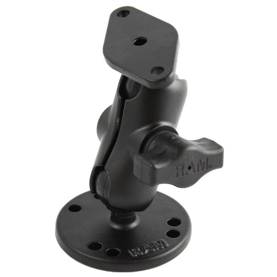 RAM Mount Flat Surface Mount Short Arm w/Diamond Base [RAM-B-138U-A] - Premium Surface Mount from RAM Mounting Systems - Just $30.49! Shop now at Brushy Creek Marine