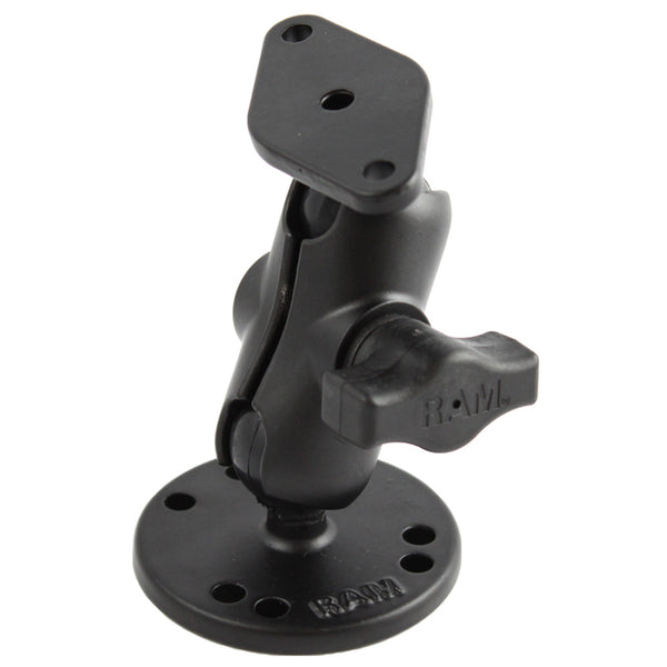 RAM Mount Flat Surface Mount Short Arm w/Diamond Base [RAM-B-138U-A] - Premium Surface Mount from RAM Mounting Systems - Just $30.99! Shop now at Brushy Creek Marine