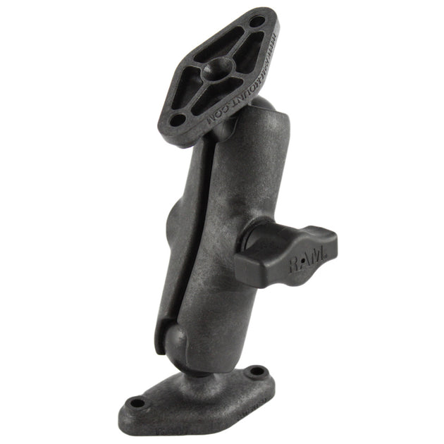 RAM Mount Composite Socket Arm w/2 Diamond Bases [RAP-B-102U] - Premium Surface Mount from RAM Mounting Systems - Just $21.99! Shop now at Brushy Creek Marine
