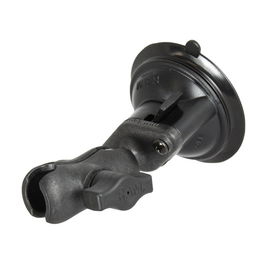 RAM Mount Composite Twist Lock Suction Cup Mount - Short Arm [RAP-B-166-A-DU1] - Premium Suction Cup Mounts from RAM Mounting Systems - Just $34.49! Shop now at Brushy Creek Marine