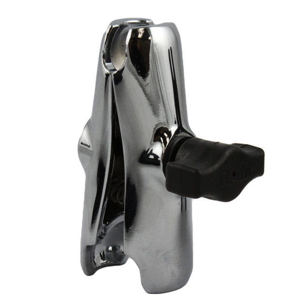 RAM Mount Chrome Double Socket Arm [RAM-B-201CHU] - Premium B Size from RAM Mounting Systems - Just $57.49! Shop now at Brushy Creek Marine