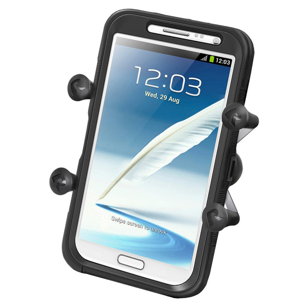 RAM Mount Universal X-Grip IV Large Phone/Phablet Holder w/1" Ball [RAM-HOL-UN10BU] - Premium Tablet Mounts from RAM Mounting Systems - Just $38.49! Shop now at Brushy Creek Marine