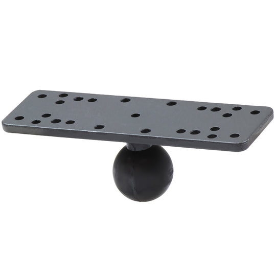 RAM Mount 6.25" x 2" Universal Electronics Base w/1.5" Ball [RAM-111BU] - Premium C Size from RAM Mounting Systems - Just $22.49! Shop now at Brushy Creek Marine