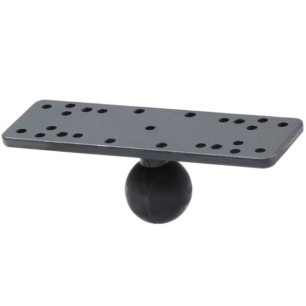 RAM Mount 6.25" x 2" Universal Electronics Base w/1.5" Ball [RAM-111BU] - Premium C Size from RAM Mounting Systems - Just $21.99! Shop now at Brushy Creek Marine