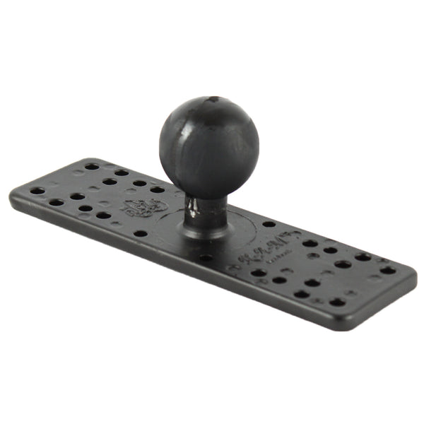 RAM Mount 6.25" x 2" Universal Electronics Base w/1.5" Ball [RAM-111BU] - Premium C Size from RAM Mounting Systems - Just $22.49! Shop now at Brushy Creek Marine