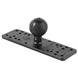 RAM Mount 6.25" x 2" Universal Electronics Base w/1.5" Ball [RAM-111BU] - Premium C Size from RAM Mounting Systems - Just $22.49! Shop now at Brushy Creek Marine