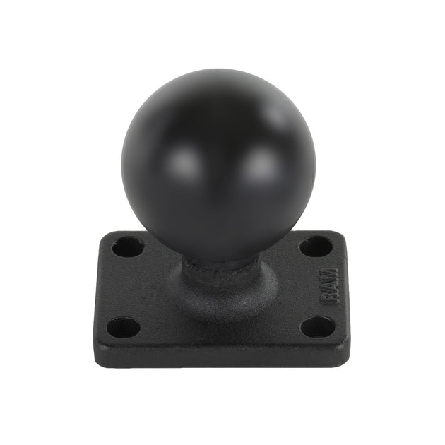 RAM Mount 1.5" x 2" Rectangle Base w/1.5" Ball [RAM-202U-152] - Premium C Size from RAM Mounting Systems - Just $20.49! Shop now at Brushy Creek Marine