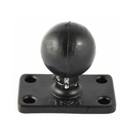RAM Mount 1.5" x 2.5" Rectangle Base w/1.5" Ball [RAM-202U-1525] - Premium C Size from RAM Mounting Systems - Just $29.99! Shop now at Brushy Creek Marine