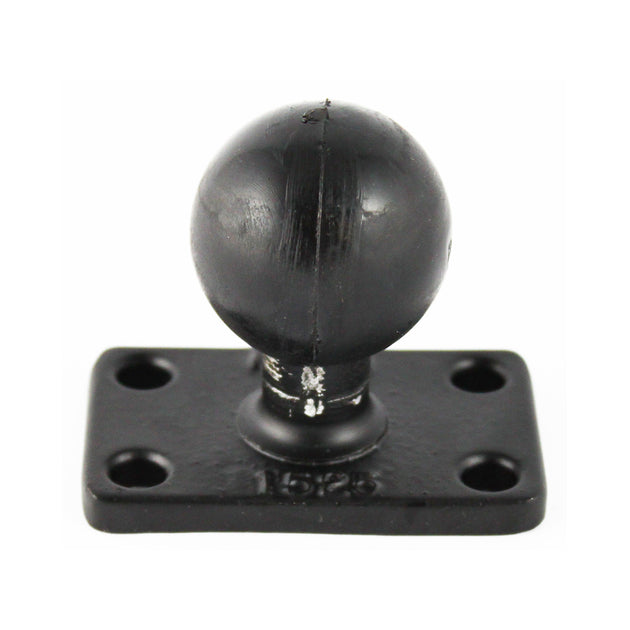 RAM Mount 1.5" x 2.5" Rectangle Base w/1.5" Ball [RAM-202U-1525] - Premium C Size from RAM Mounting Systems - Just $29.99! Shop now at Brushy Creek Marine
