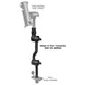 RAM Mount Adjustable Adapt-a-Post 16" Extension Arm [RAP-114-APB3U] - Premium Fishing Rod Holders from RAM Mounting Systems - Just $31.99! Shop now at Brushy Creek Marine