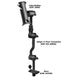 RAM Mount Adjustable Adapt-a-Post 16" Extension Arm [RAP-114-APB3U] - Premium Fishing Rod Holders from RAM Mounting Systems - Just $31.99! Shop now at Brushy Creek Marine