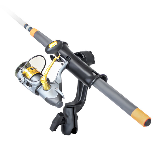 RAM Tube Jr. Fishing Rod Holder with RAM-ROD Revolution Ratchet/Socket System (Base NOT Included) [RAP-390-RB-NBU] - Premium Fishing Rod Holders from RAM Mounting Systems - Just $29.49! Shop now at Brushy Creek Marine