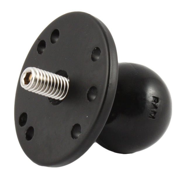 RAM Mount 2.5" Round Base w/1.5" Ball & 3/8"-16 Threaded Male Post f/Cameras [RAM-202CU] - Premium C Size from RAM Mounting Systems - Just $24.49! Shop now at Brushy Creek Marine